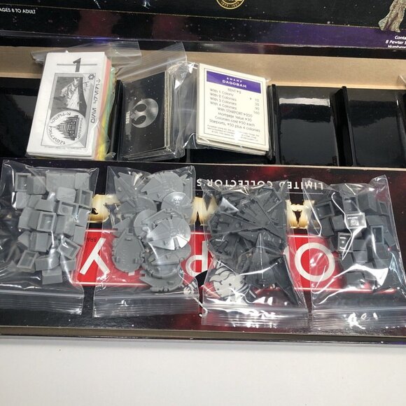 Star Wars Monopoly 1996 Limited Collector's Edition 20th Anniv. Complete - Picture 7 of 8
